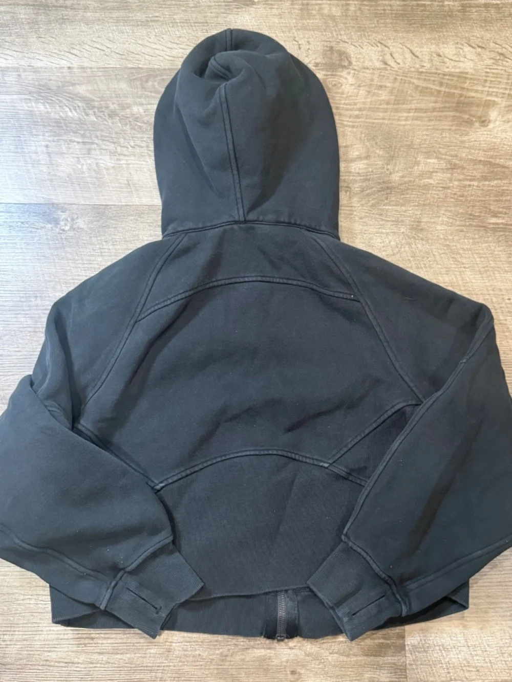 Lululemon athletica black scuba jacket womens size XS.